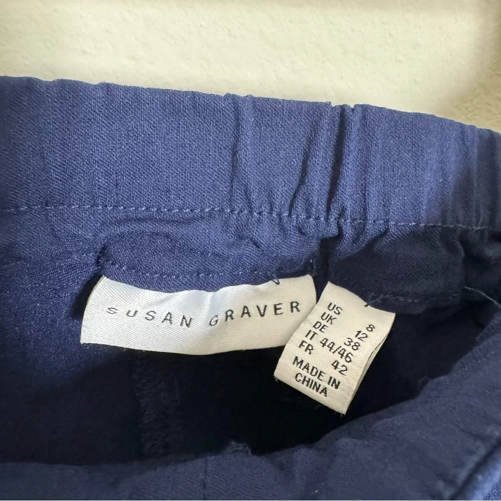 Susan Graver Dark Blue Trousers - Picture 6 of 8